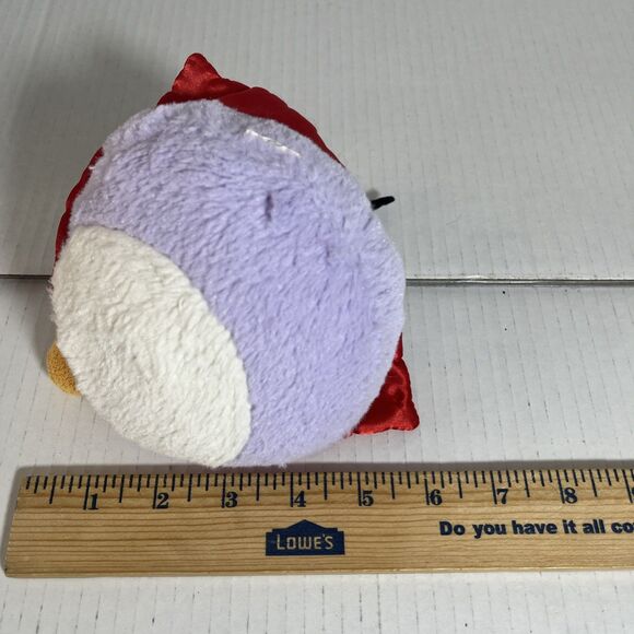 Angry Birds Space Bird Plush Toy Doll Purple Red 6 " 2012 - Picture 8 of 8